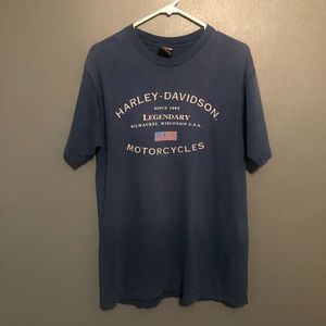 Men’s Vintage Harley Davidson T-Shirt Domenicos Kaneohe, Hawaii 1998